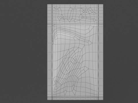 Paper pouchs collection 3D Model