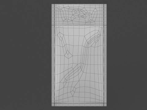 Paper pouchs collection 3D Model