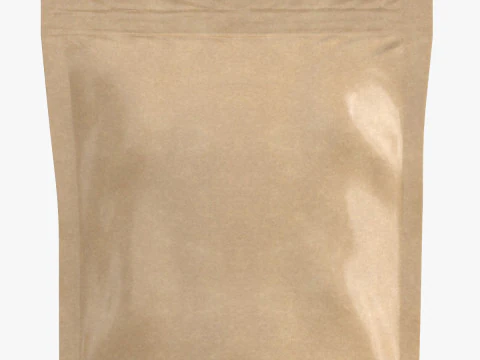 Paper pouchs collection 3D Model
