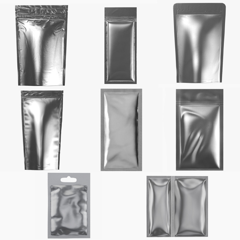 Collection Food Packaging Model 3D .c4d .max .obj .3ds .fbx .stl .blend 