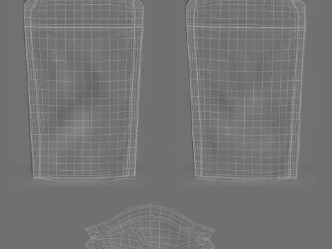 Collection Food Packaging 3D Model