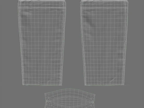 Collection Food Packaging 3D Model