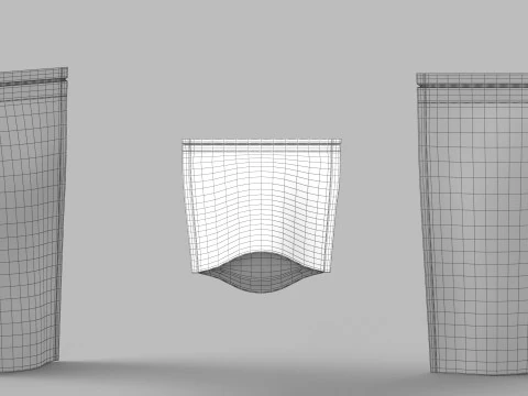 Collection Food Packaging 3D Model