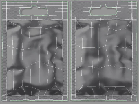 Collection Food Packaging 3D Model