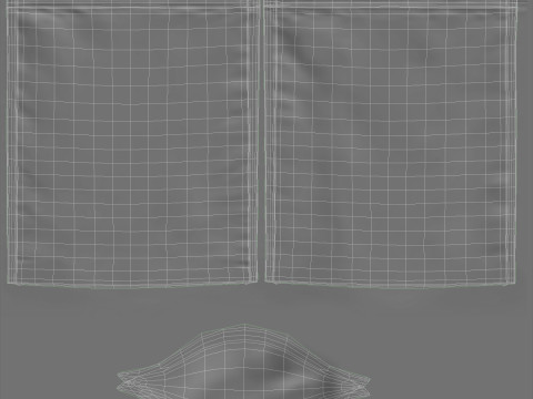 Stand up pouch collection v1 PBR 3D Model