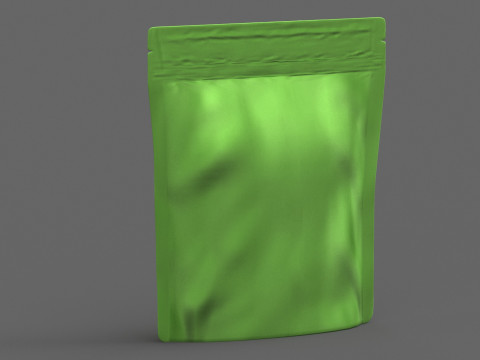 Stand up pouch collection v2 PBR 3D Model