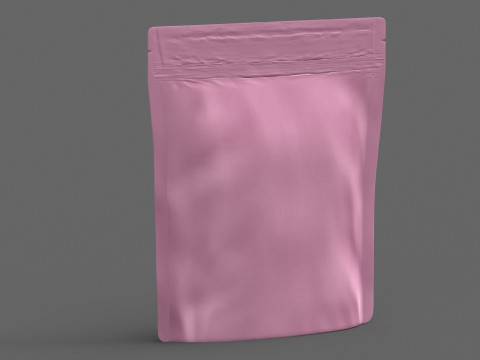 Stand up pouch collection v2 PBR 3D Model