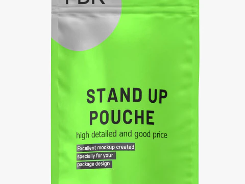 Stand up pouch collection v3 PBR 3D Model