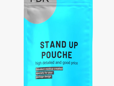 Stand up pouch collection v3 PBR 3D Model