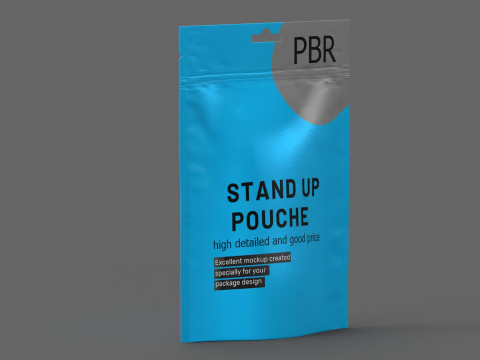 Stand up pouch collection v3 PBR 3D 模型