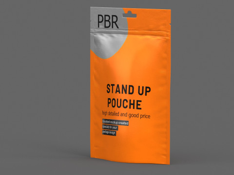 Stand up pouch collection v3 PBR 3D 模型