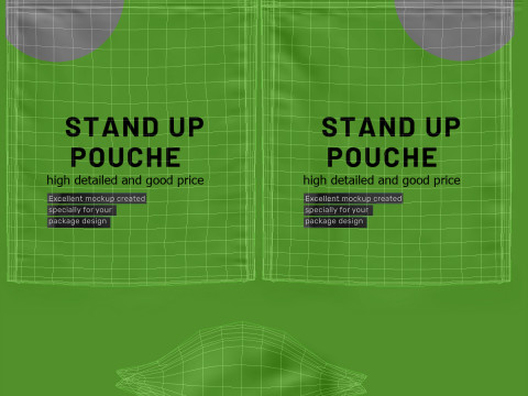 Stand up pouch collection v3 PBR 3D 模型