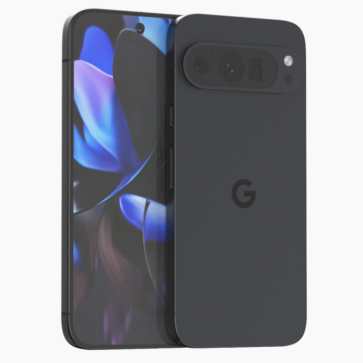 Google Pixel 9 Pro Obsidian 3D Model .c4d .max .obj .3ds .fbx .stl .blend 