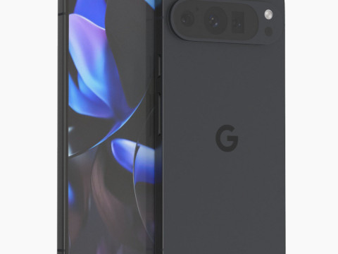 Google Pixel 9 Pro Obsidian 3D मॉडल