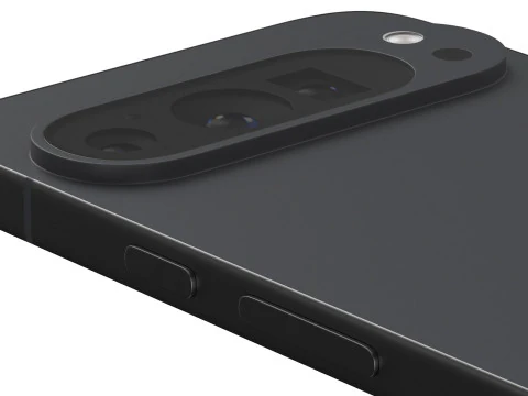 Google Pixel 9 Pro Obsidian 3D Model