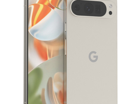 Google Pixel 9 Pro Porcelain 3D Model