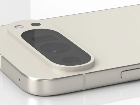Google Pixel 9 Pro Porcelain 3D Model