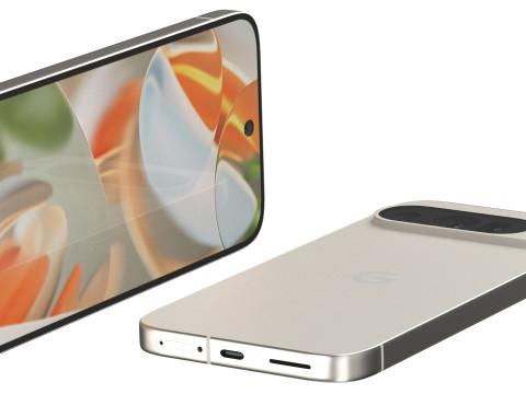 Google Pixel 9 Pro Porcelain 3D Model