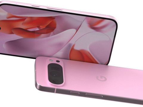 Google Pixel 9 Pro Rose Quartz 3D Model