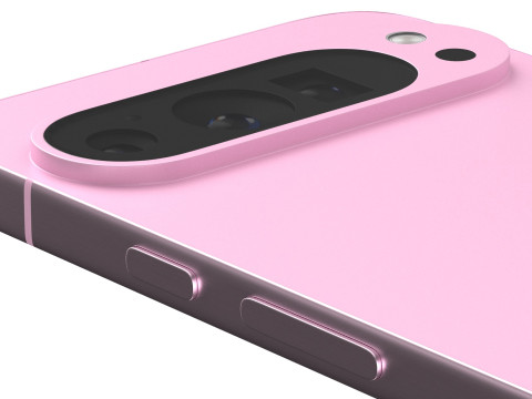 Google Pixel 9 Pro Rose Quartz 3D Model