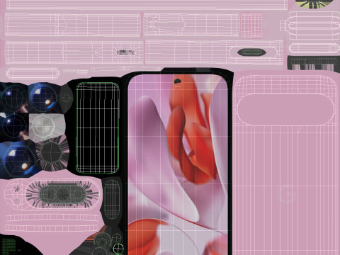 Google Pixel 9 Pro Rose Quartz 3D Model