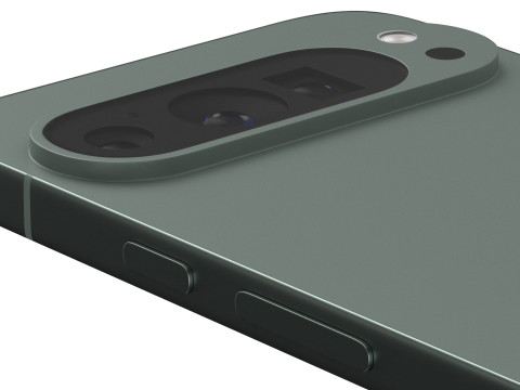 Google Pixel 9 Pro Hazel 3D Модель