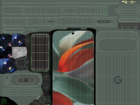 Google Pixel 9 Pro All collors 3D मॉडल