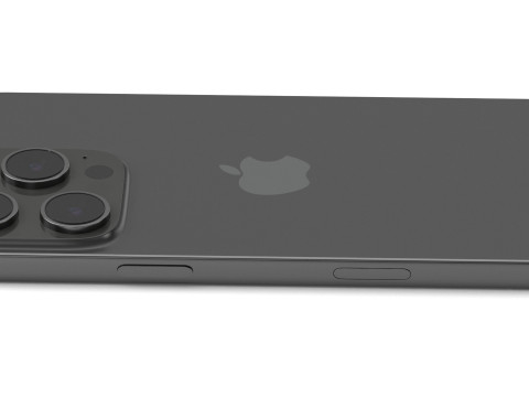 Apple iPhone 16 pro black 3D Model