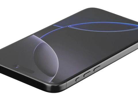 Apple iPhone 16 pro black 3D Model