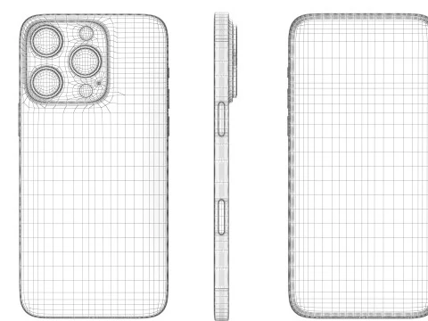 Apple iPhone 16 pro black 3D Model