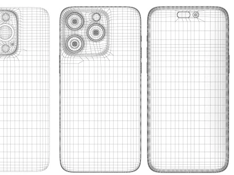 Apple iPhone 16 pro black 3D Model