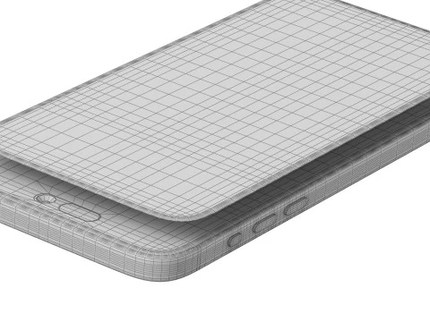 Apple iPhone 16 pro black 3D Model