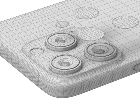 Apple iPhone 16 pro black 3D Model