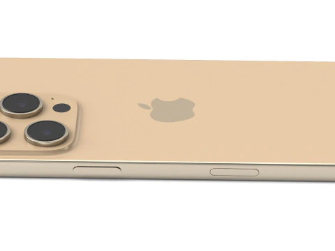 Apple iphone 16 pro desert 3D Model