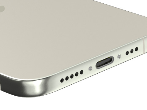 Apple iphone 16 pro Natural titanium 3D Model