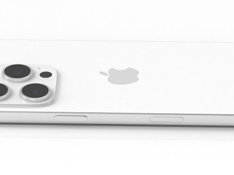 Apple iPhone 16 pro white Modello 3D