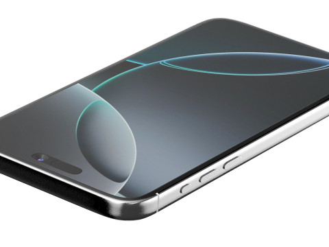 Apple iPhone 16 pro white Modello 3D