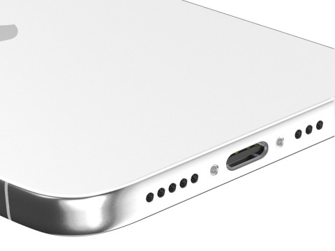 Apple iPhone 16 pro white Modello 3D