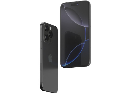 Apple iPhone 16 pro All colors 3D मॉडल