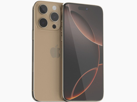 Apple iPhone 16 pro All colors 3D मॉडल