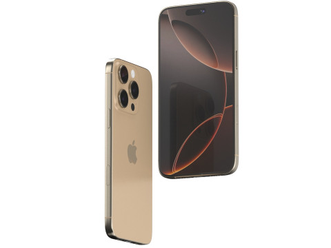 Apple iPhone 16 pro All colors 3D मॉडल
