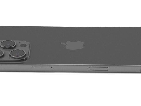 Apple iPhone 16 pro black 3Dモデル