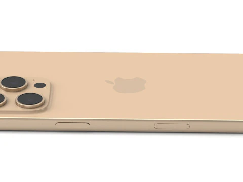 Apple iphone 16 pro max Desert 3D Model