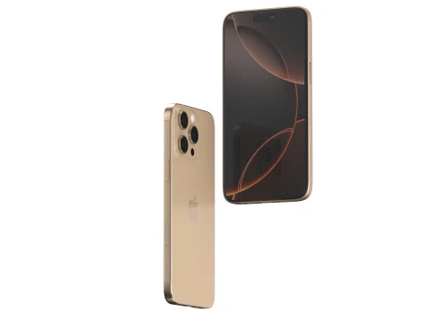 Apple iphone 16 pro max Desert 3D Model