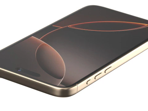 Apple iphone 16 pro max Desert 3D Model