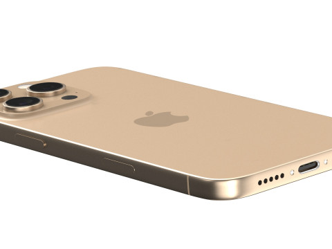 Apple iphone 16 pro max Desert Modelo 3D