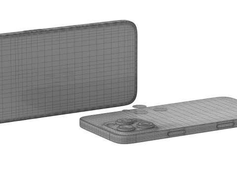 Apple iphone 16 pro max Desert 3D Model