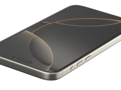 Apple iphone 16 pro max Natural titanium 3D Модель