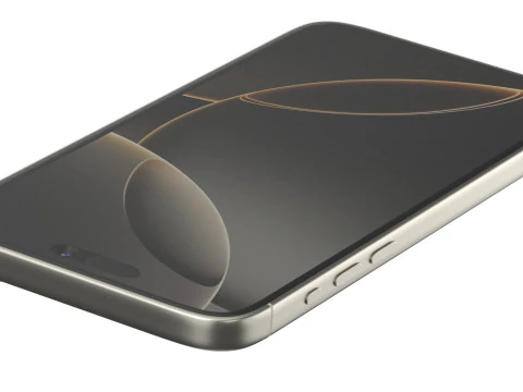 Apple iphone 16 pro max Natural titanium 3D Model