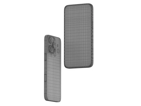 Apple iphone 16 pro max Natural titanium 3D Model